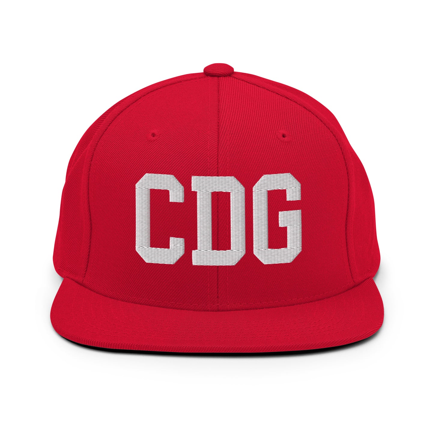 College-Style Classic Snapback Hat • White • CDG Paris • YHM Designs - Image 26