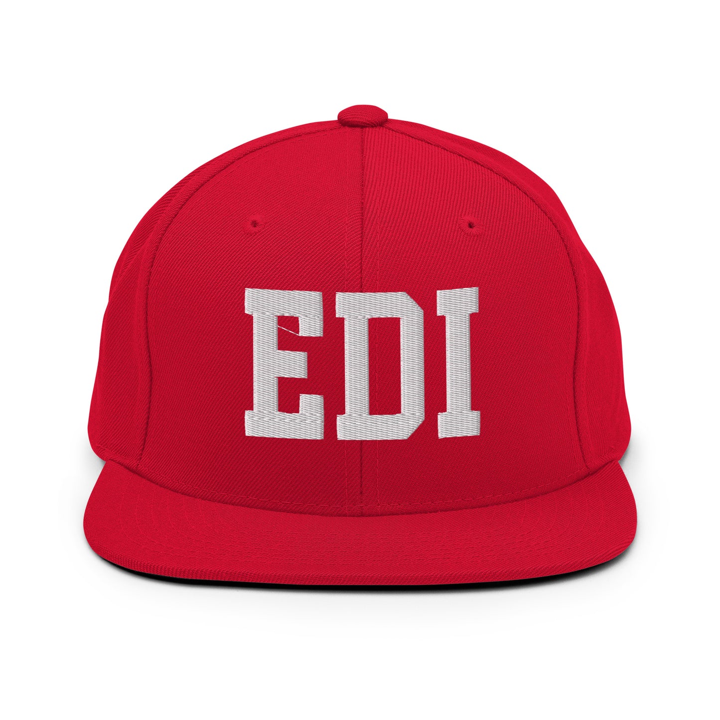 College-Style Classic Snapback Hat • White • EDI Edinburgh Souvenir • YHM Designs - Image 26