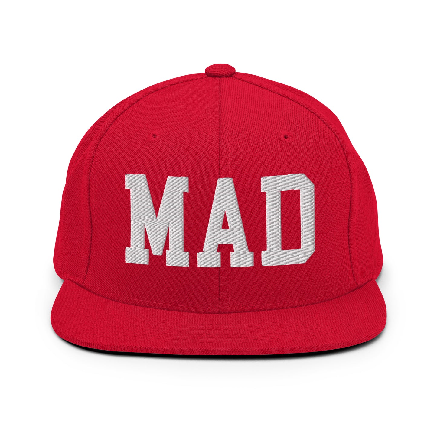 College-Style Classic Snapback Hat • White • MAD Madrid • YHM Designs - Image 26