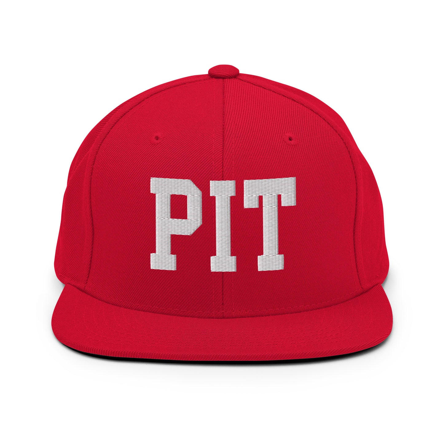College-Style Classic Snapback Hat • White • PIT Pittsburgh Souvenir • YHM Designs - Image 26