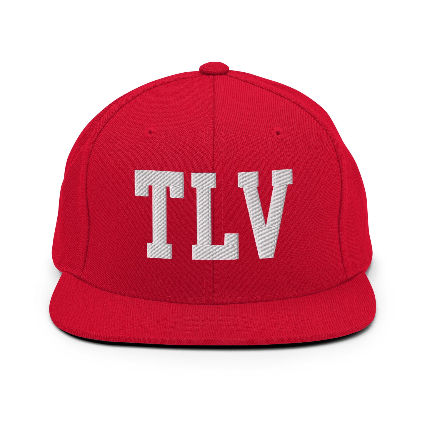 College-Style Classic Snapback Hat • White • TLV Tel Aviv Souvenir • YHM Designs - Image 26