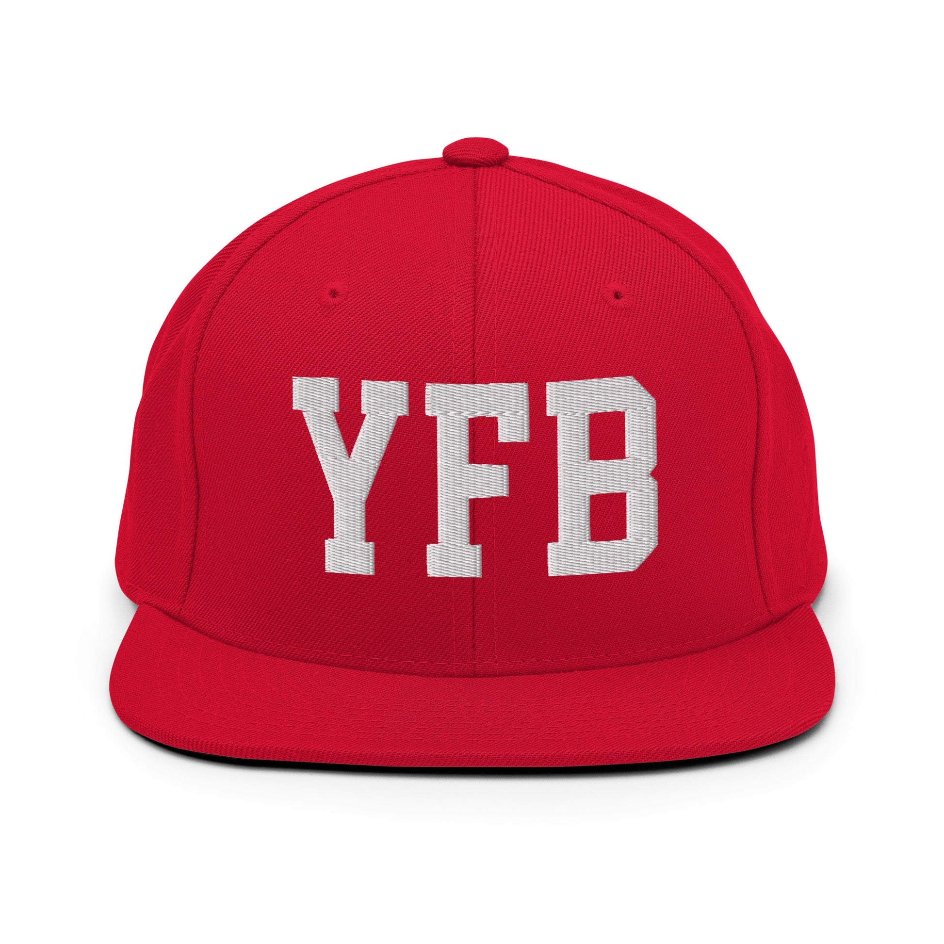 College-Style Classic Snapback Hat • White • YFB Iqaluit Souvenir • YHM Designs - Image 26