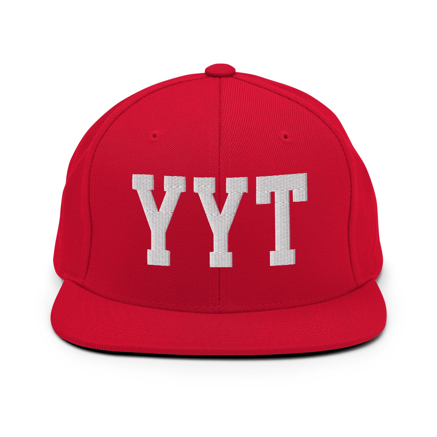 College-Style Classic Snapback Hat • White • YYT St. John's Souvenir • YHM Designs - Image 26