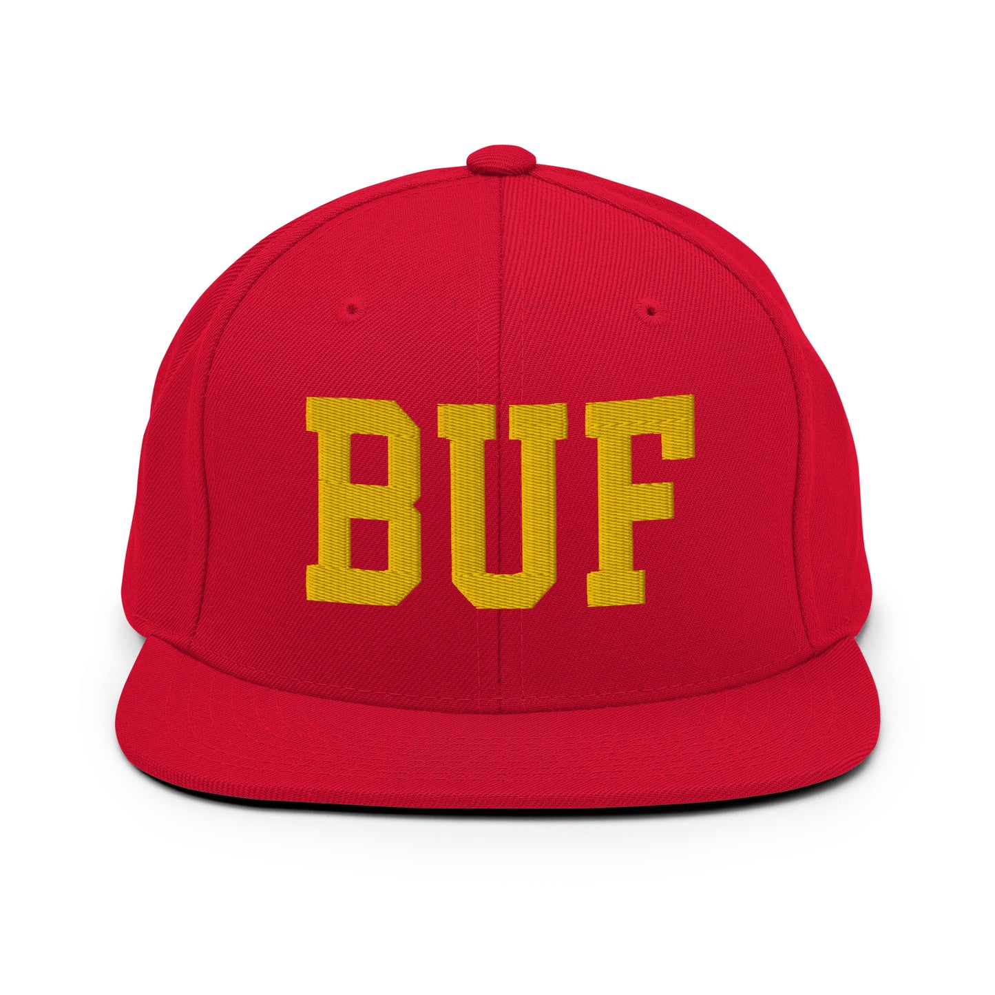 College-Style Classic Snapback Hat • Gold • BUF Buffalo • YHM Designs - Image 18