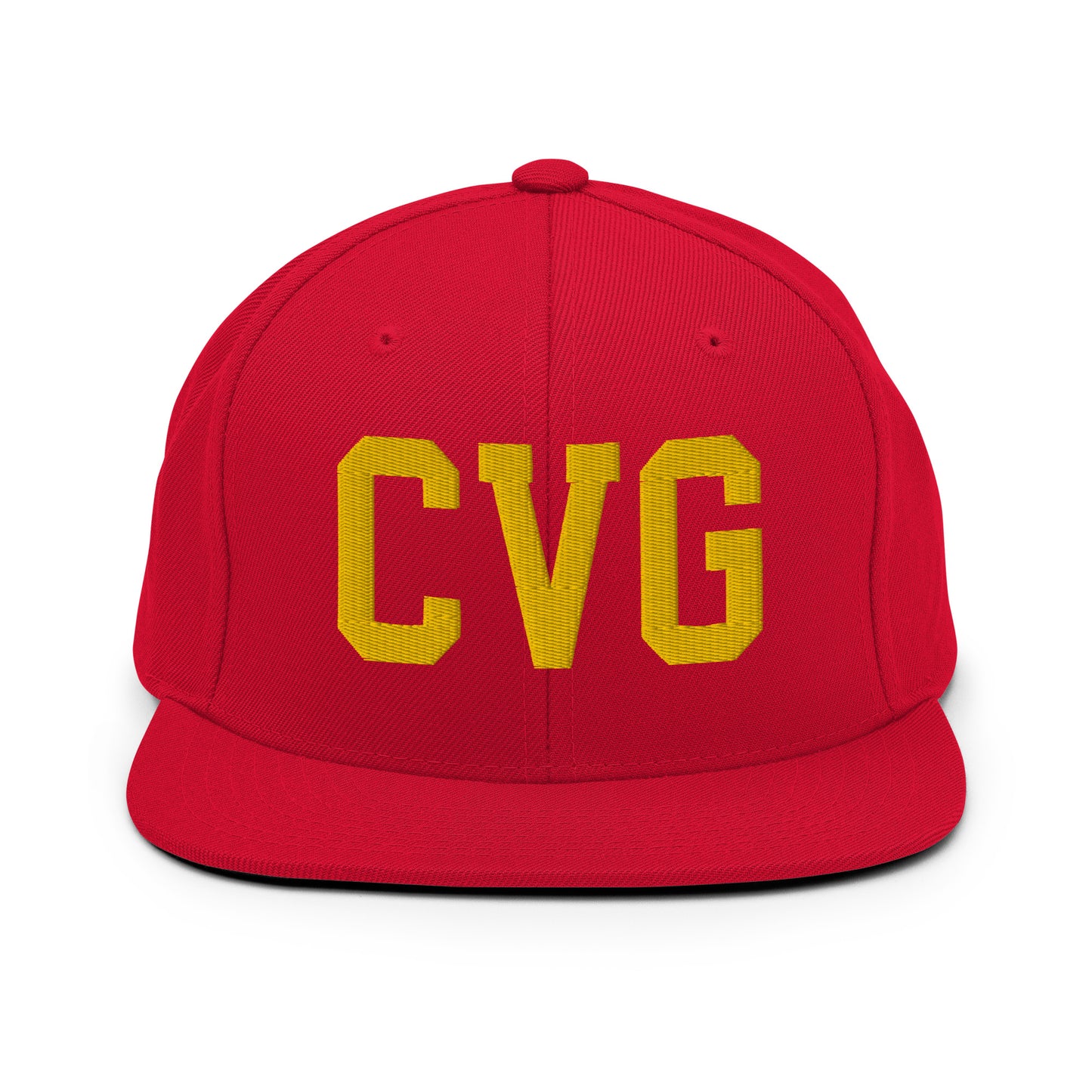 College-Style Classic Snapback Hat • Gold • CVG Cincinnati • YHM Designs - Image 18