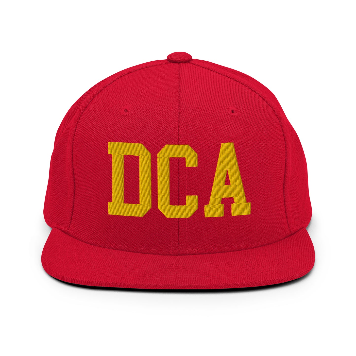 College-Style Classic Snapback Hat • Gold • DCA Washington • YHM Designs - Image 18