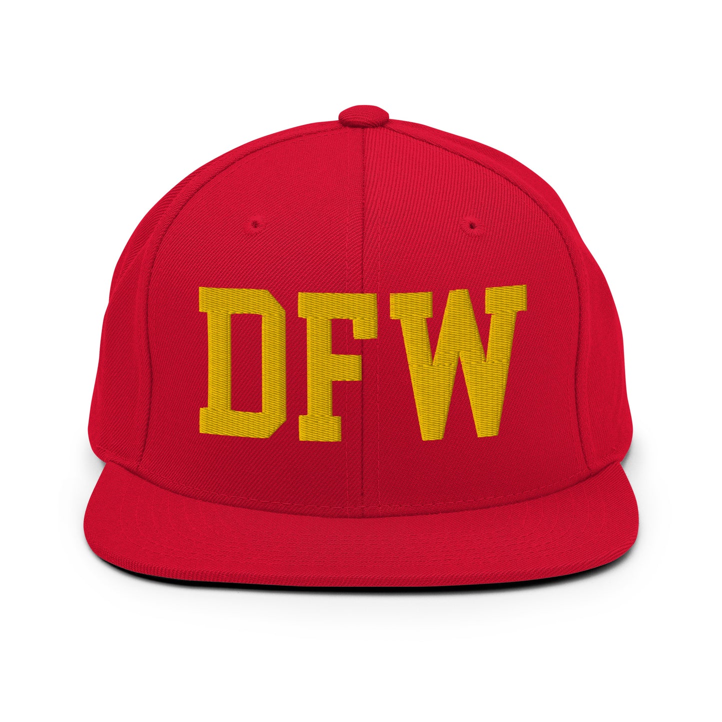 College-Style Classic Snapback Hat • Gold • DFW Dallas • YHM Designs - Image 18