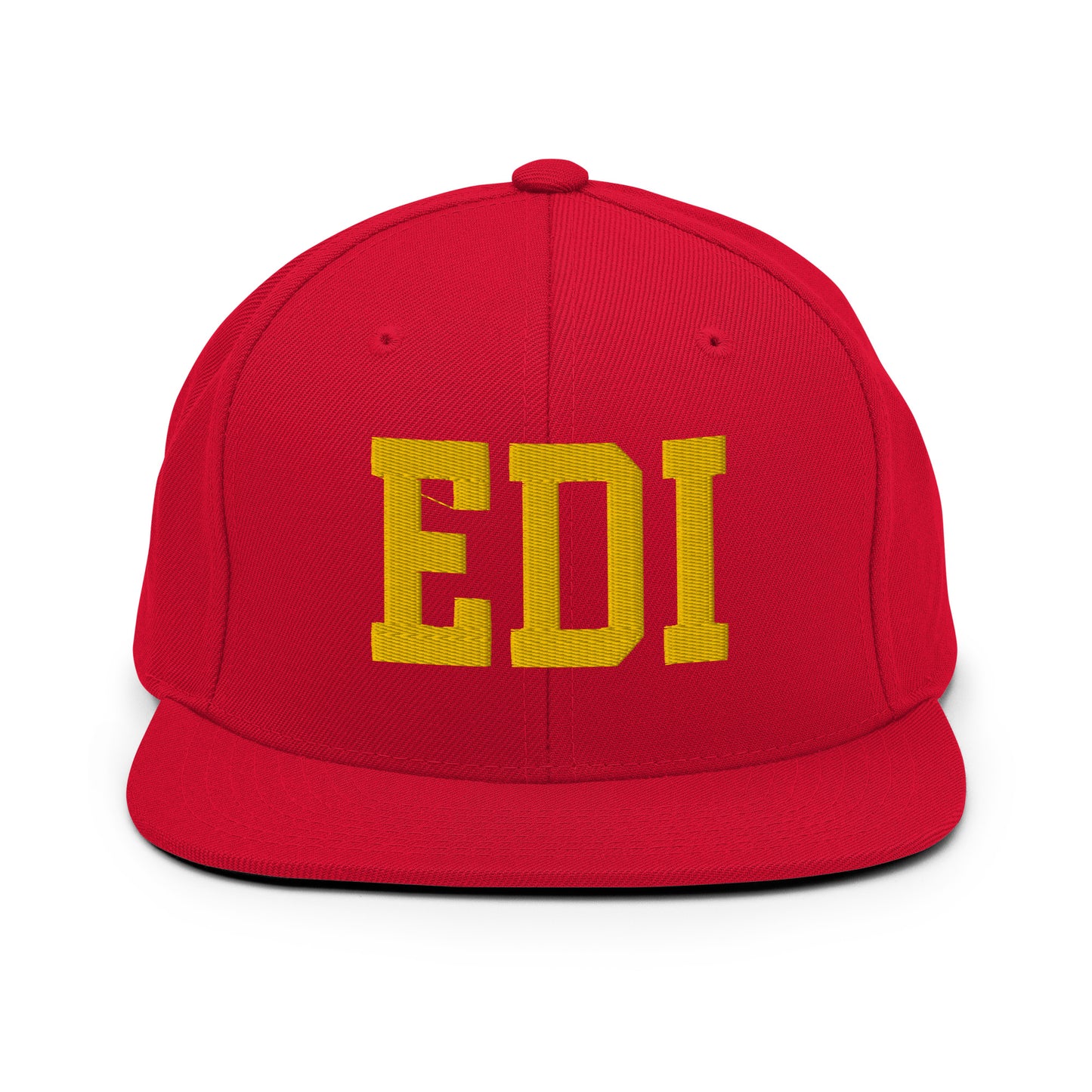 College-Style Classic Snapback Hat • Gold • EDI Edinburgh • YHM Designs - Image 18