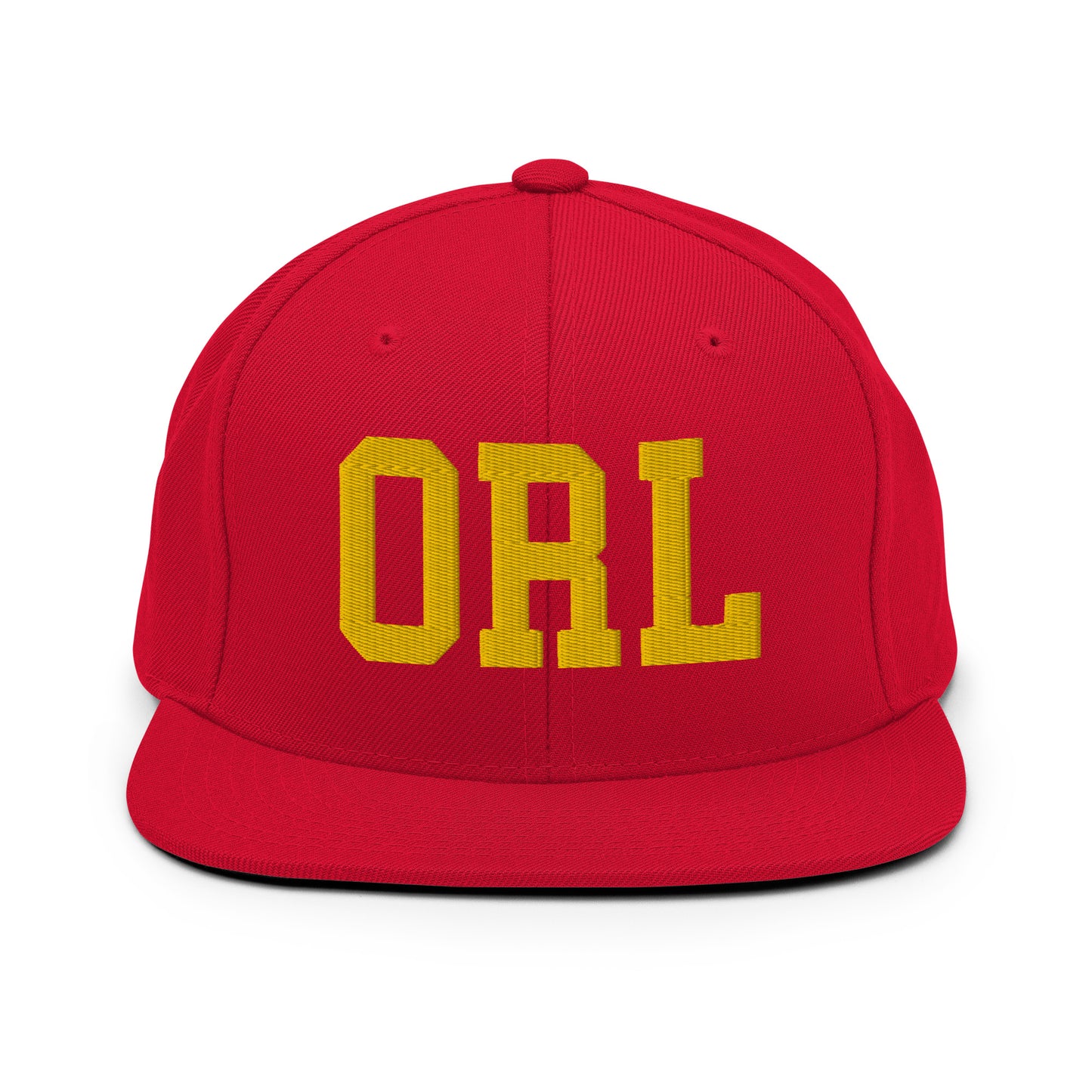College-Style Classic Snapback Hat • Gold • ORL Orlando • YHM Designs - Image 18