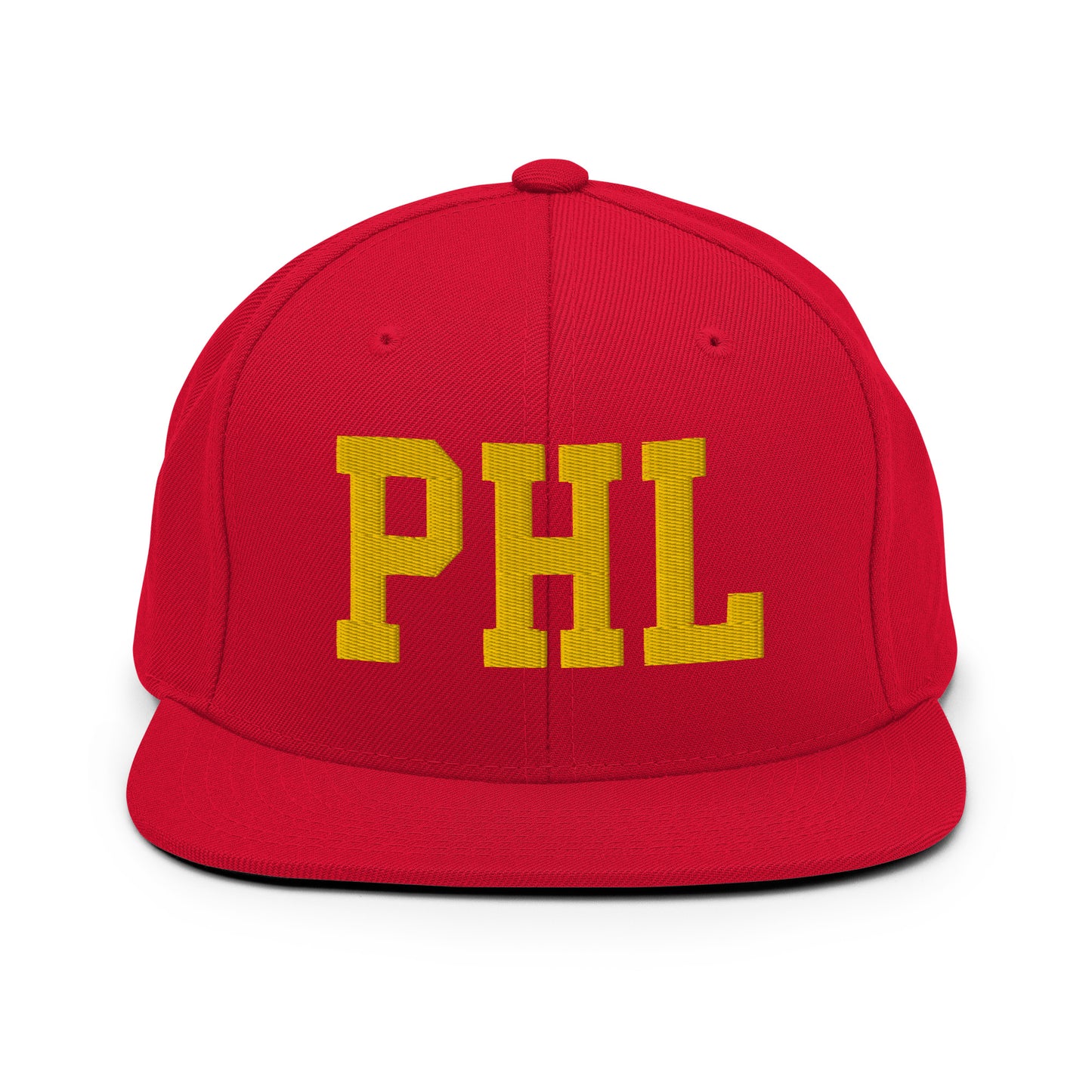 College-Style Classic Snapback Hat • Gold • PHL Philadelphia • YHM Designs - Image 18