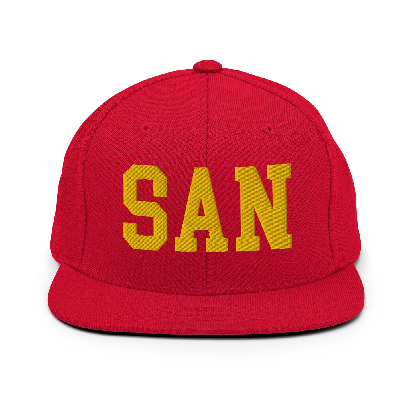 College-Style Classic Snapback Hat • Gold • SAN San Diego • YHM Designs - Image 18