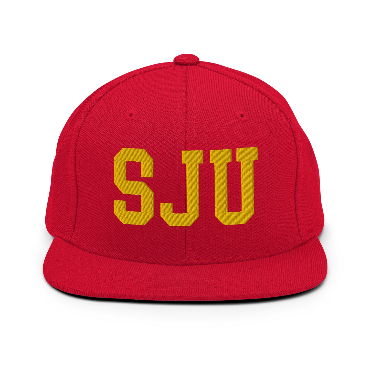 College-Style Classic Snapback Hat • Gold • SJU San Juan • YHM Designs - Image 18