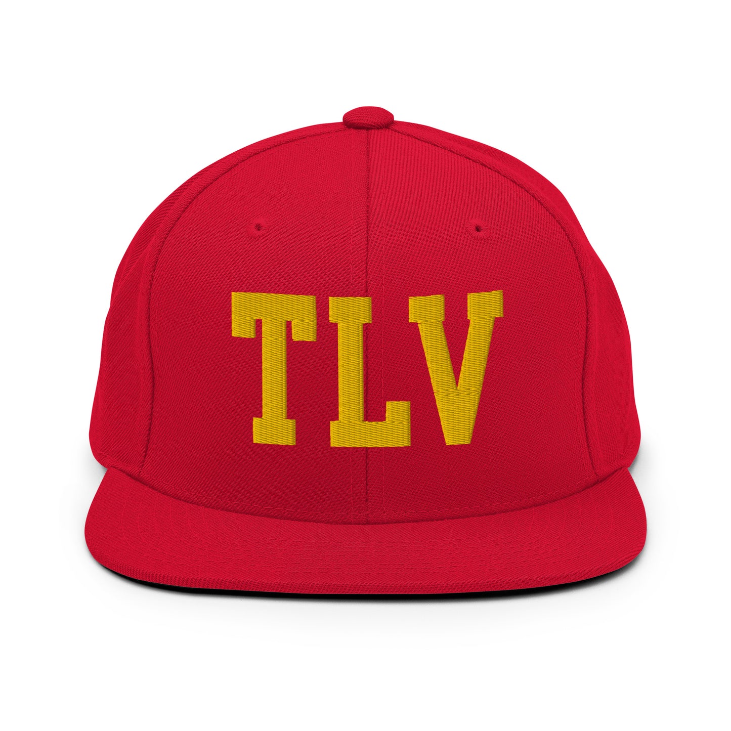College-Style Classic Snapback Hat • Gold • TLV Tel Aviv • YHM Designs - Image 18