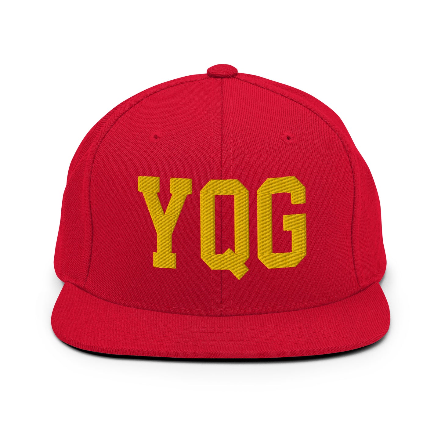 College-Style Classic Snapback Hat • Gold • YQG Windsor • YHM Designs - Image 18