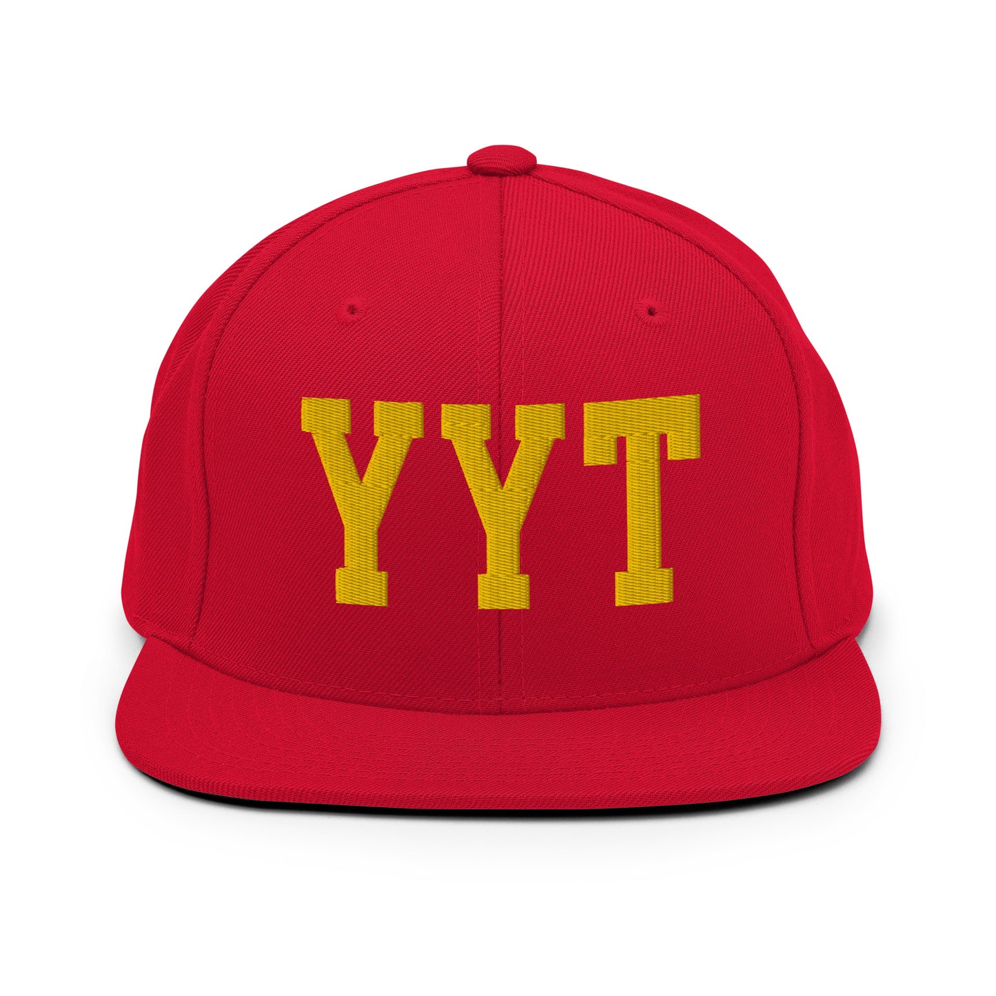 College-Style Classic Snapback Hat • Gold • YYT St. John's • YHM Designs - Image 18