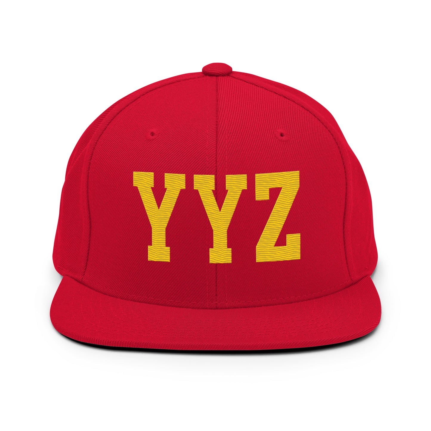 College-Style Classic Snapback Hat • Gold • YYZ Toronto • YHM Designs - Image 18