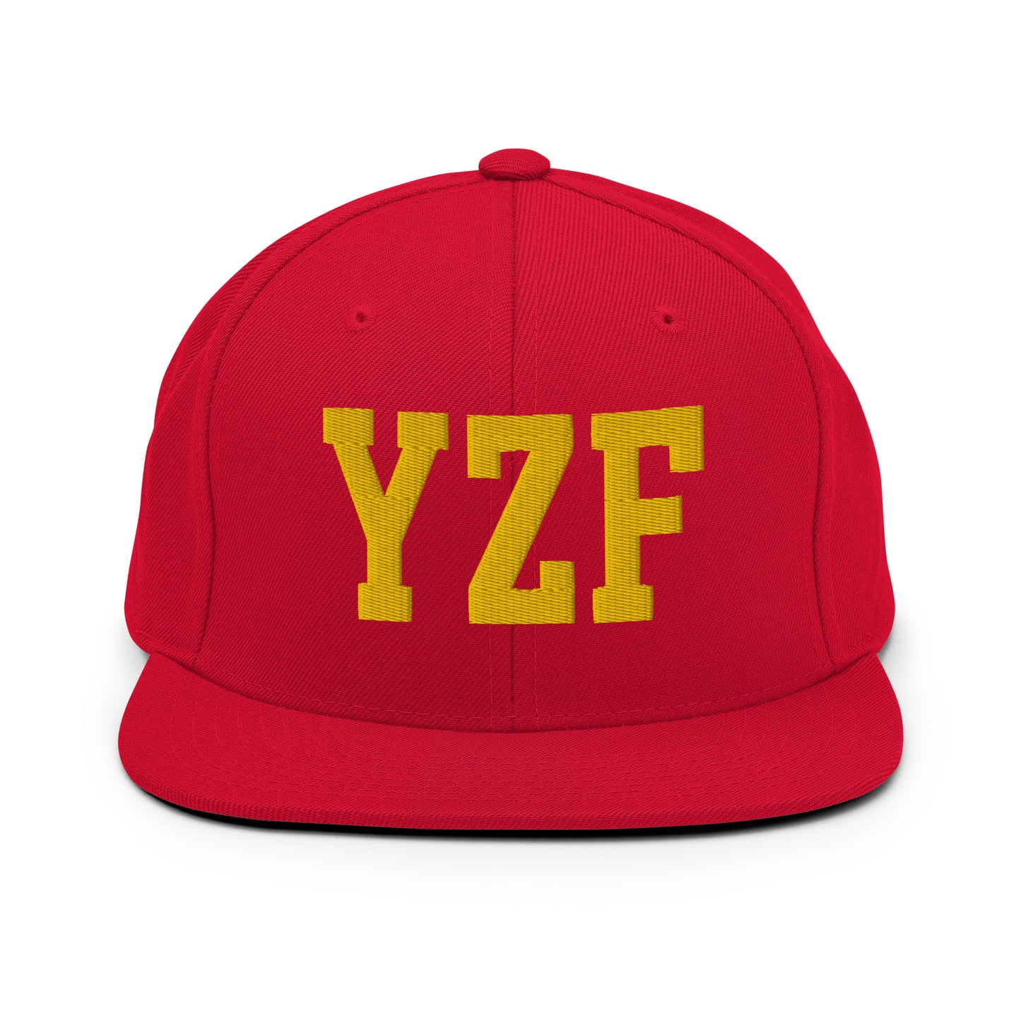 College-Style Classic Snapback Hat • Gold • YZF Yellowknife Souvenir • YHM Designs - Image 18