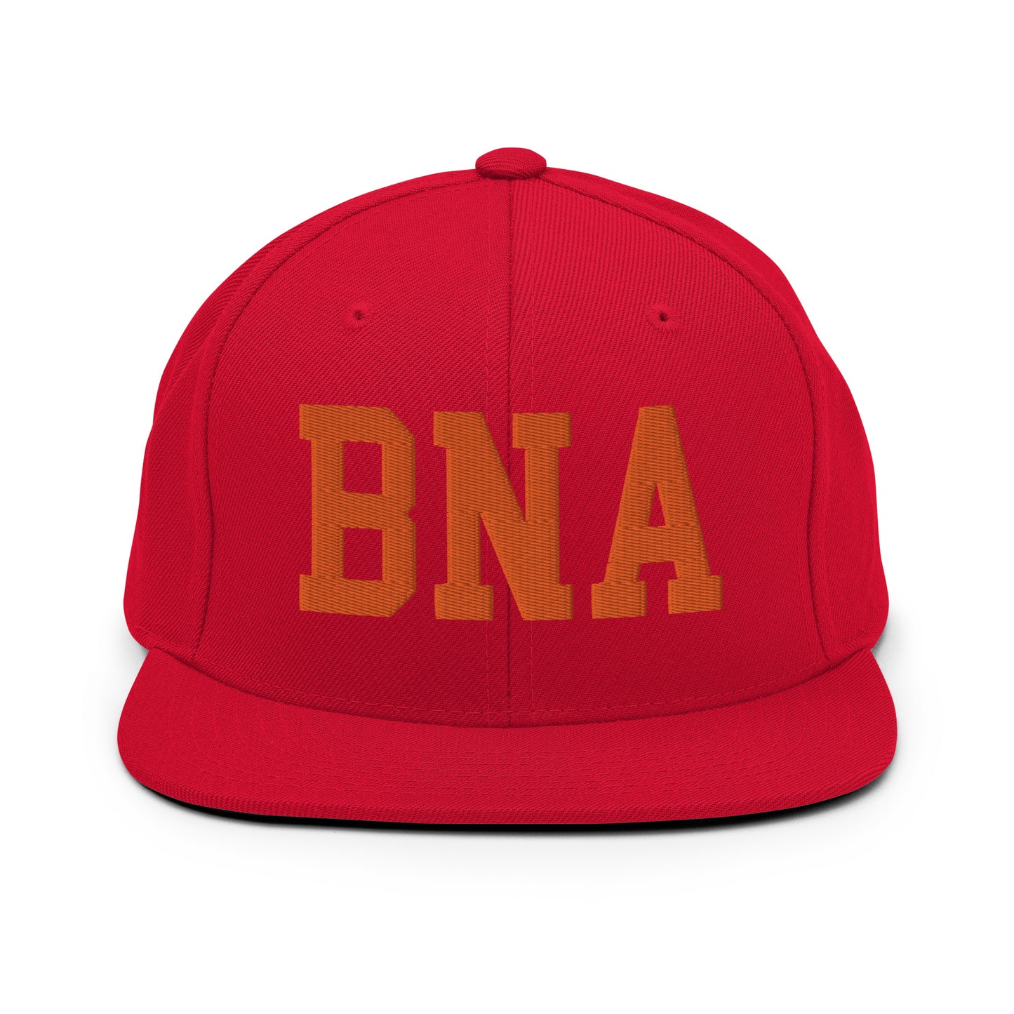 College-Style Classic Snapback Hat • Orange • BNA Nashville • YHM Designs - Image 27