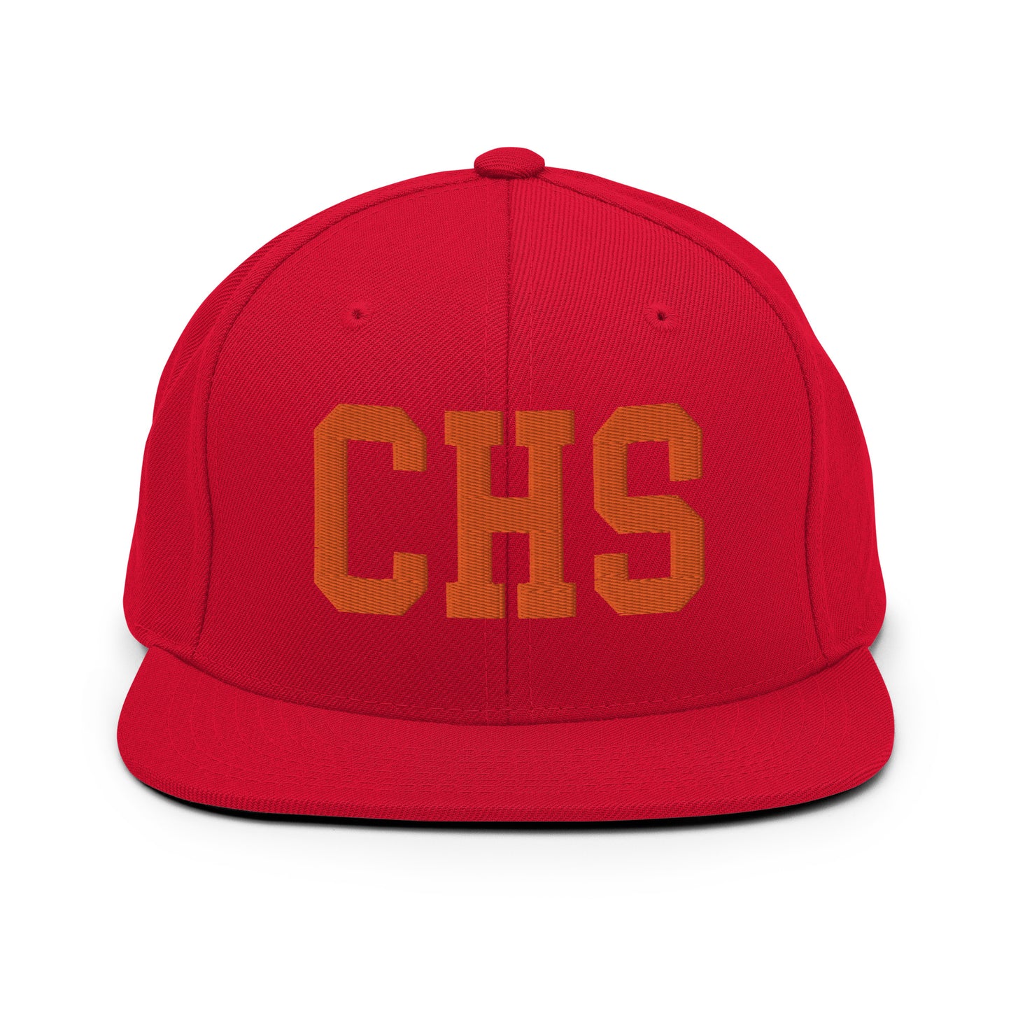 College-Style Classic Snapback Hat • Orange • CHS Charleston • YHM Designs - Image 27