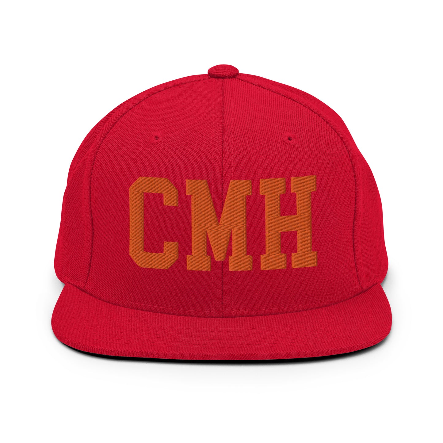 College-Style Classic Snapback Hat • Orange • CMH Columbus • YHM Designs - Image 27