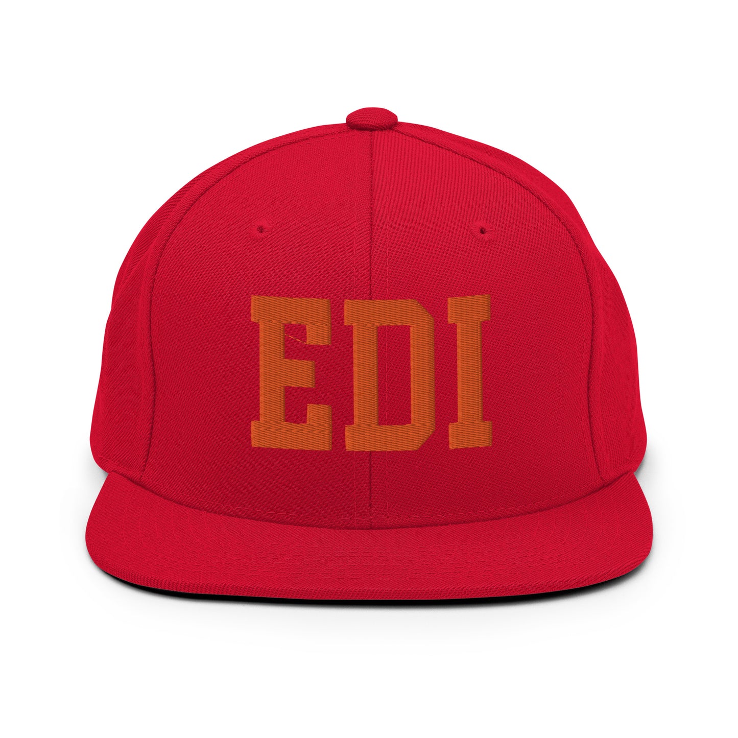 College-Style Classic Snapback Hat • Orange • EDI Edinburgh • YHM Designs - Image 27
