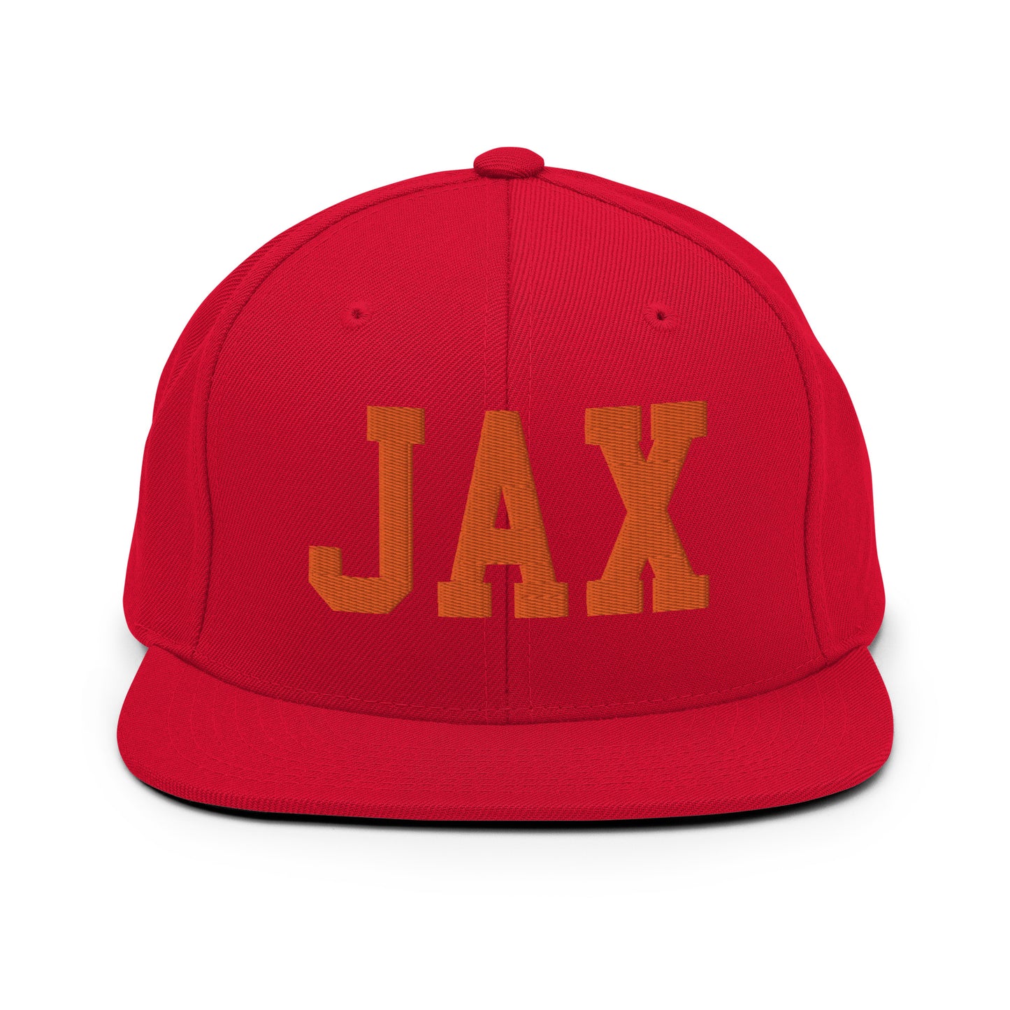 College-Style Classic Snapback Hat • Orange • JAX Jacksonville • YHM Designs - Image 27