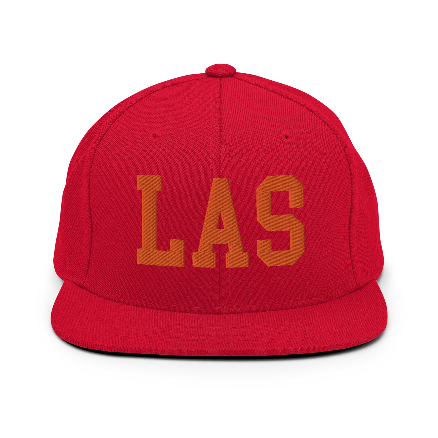 College-Style Classic Snapback Hat • Orange • LAS Las Vegas • YHM Designs - Image 27