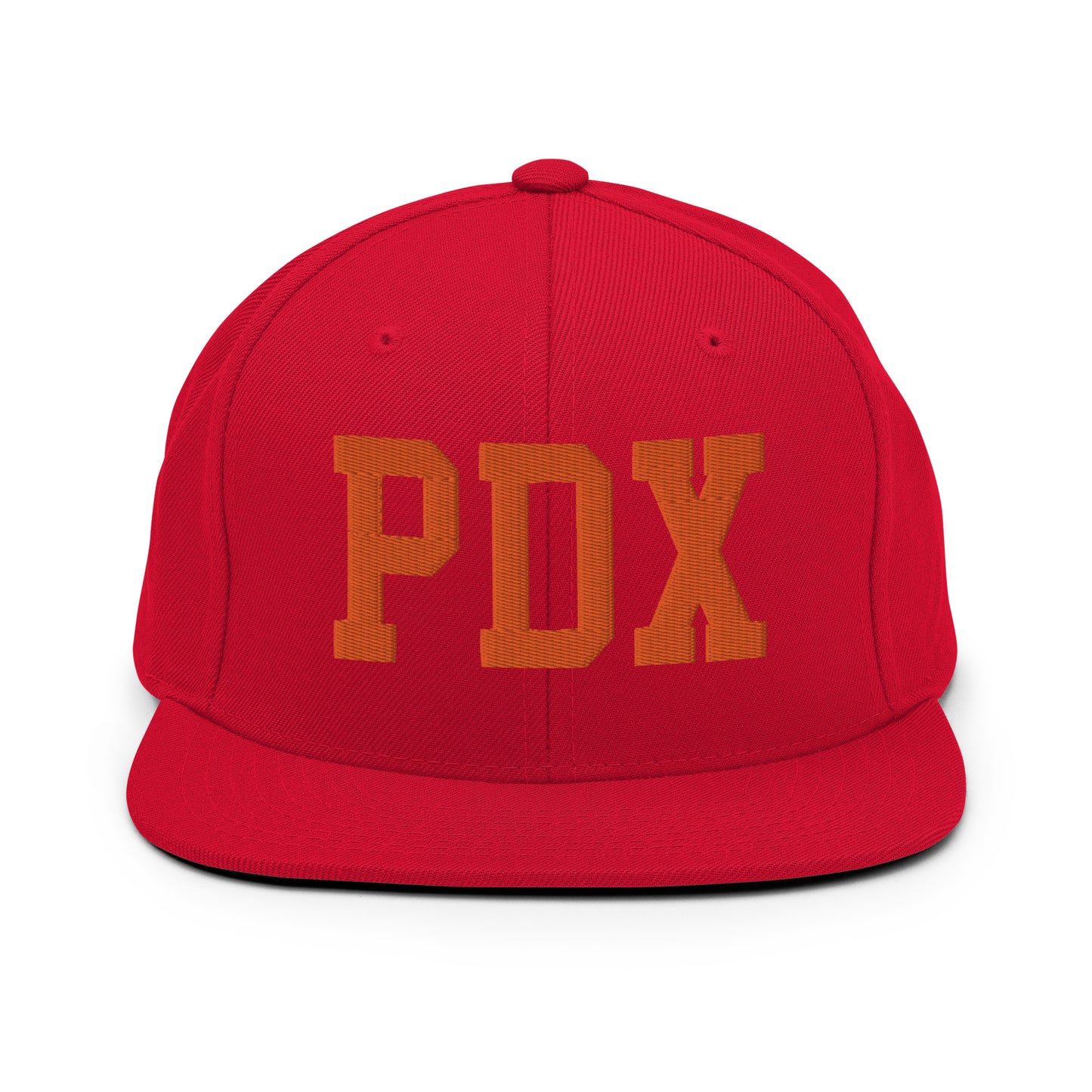 College-Style Classic Snapback Hat • Orange • PDX Portland • YHM Designs - Image 27