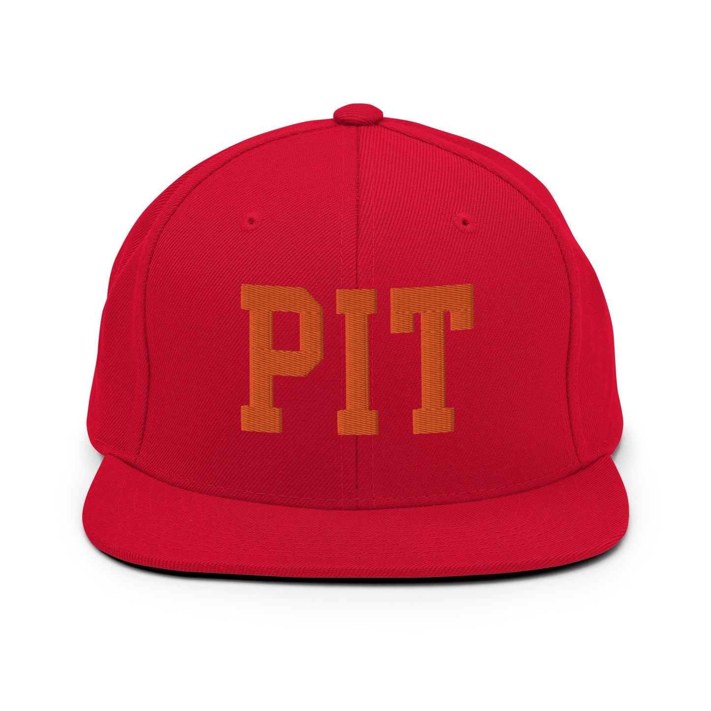 College-Style Classic Snapback Hat • Orange • PIT Pittsburgh • YHM Designs - Image 27