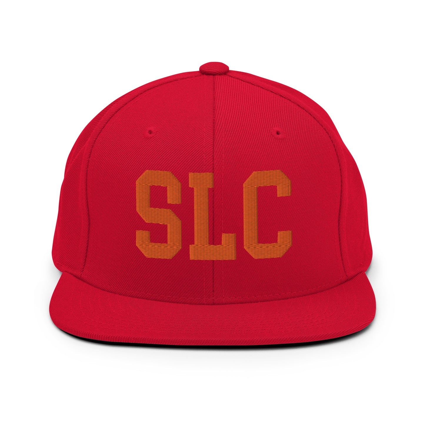 College-Style Classic Snapback Hat • Orange • SLC Salt Lake City • YHM Designs - Image 27