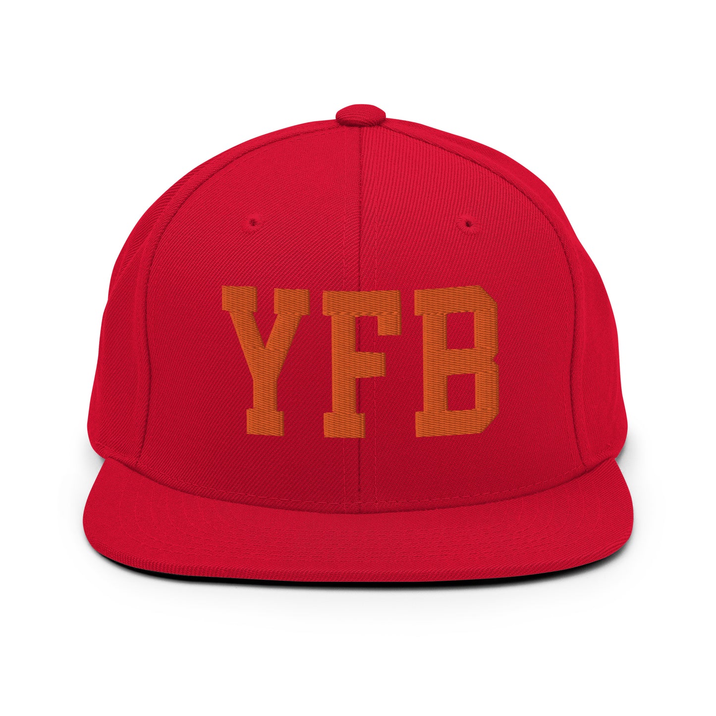 College-Style Classic Snapback Hat • Orange • YFB Iqaluit Souvenir • YHM Designs - Image 27