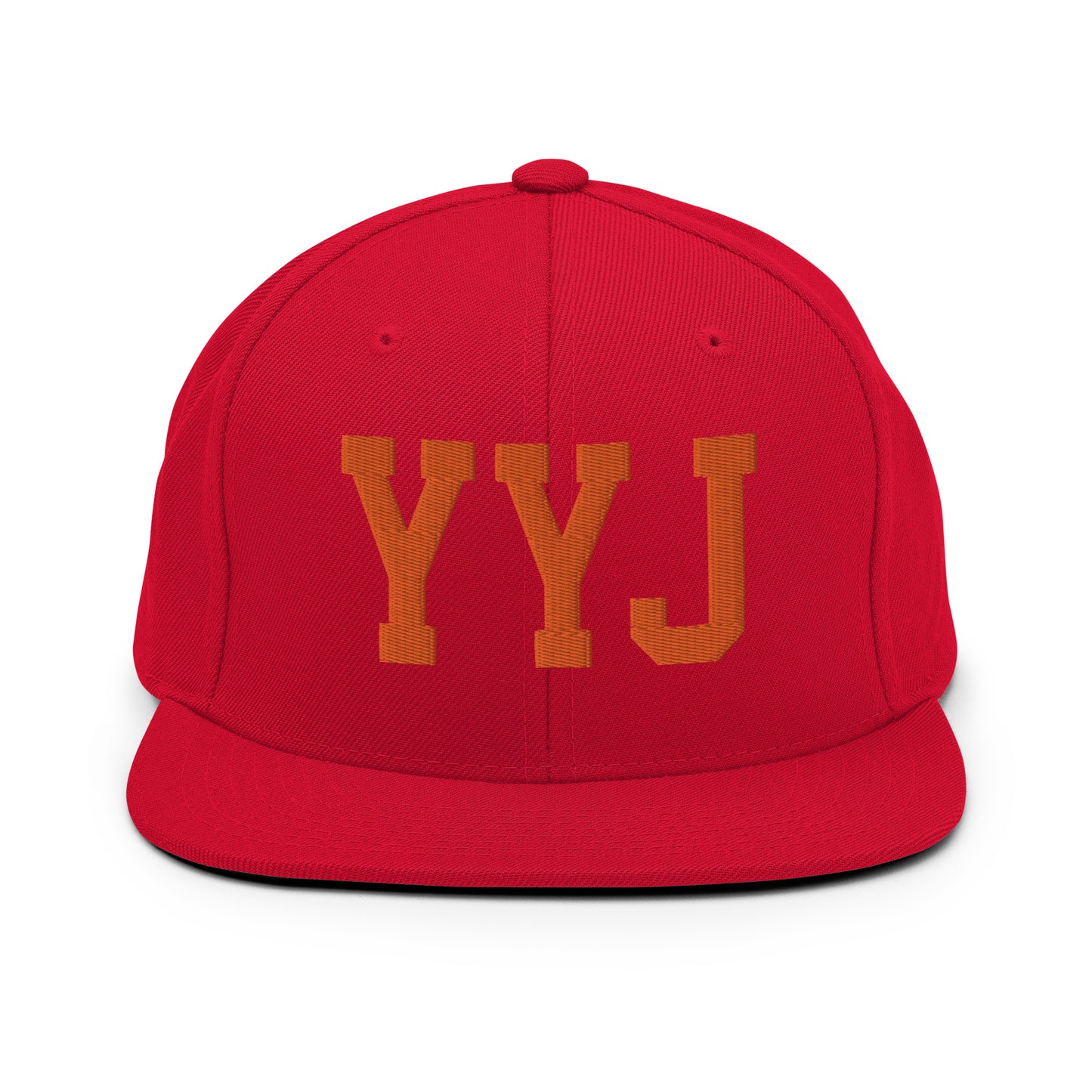 College-Style Classic Snapback Hat • Orange • YYJ Victoria • YHM Designs - Image 27