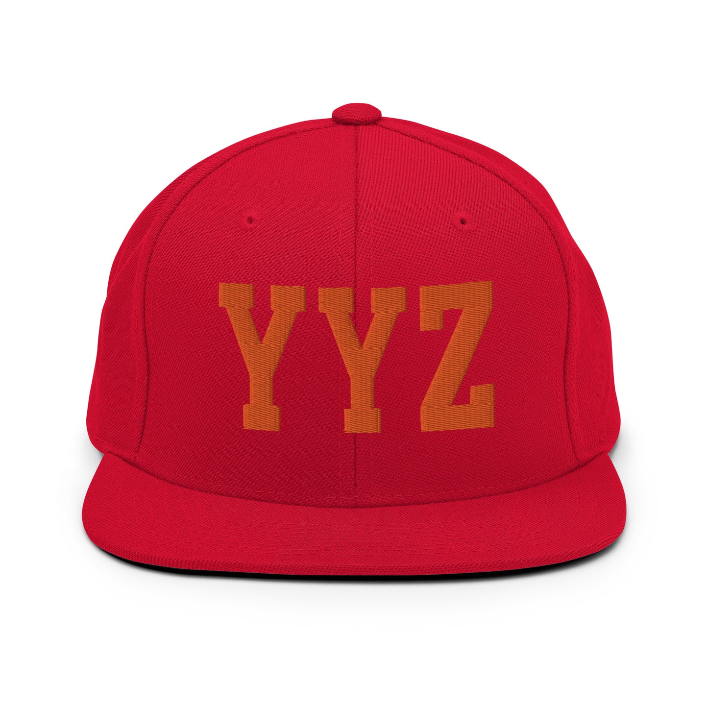 College-Style Classic Snapback Hat • Orange • YYZ Toronto • YHM Designs - Image 27