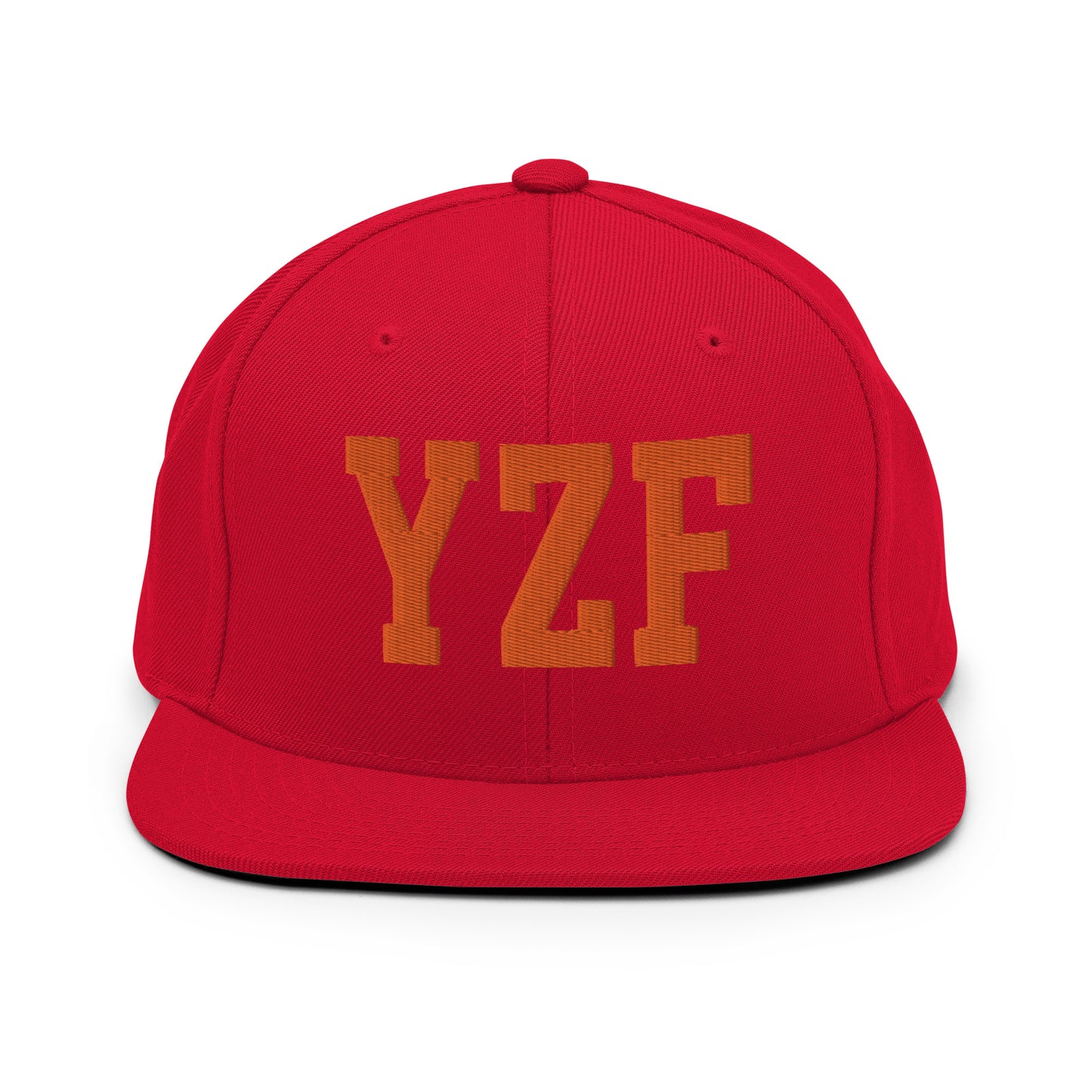 College-Style Classic Snapback Hat • Orange • YZF Yellowknife • YHM Designs - Image 27