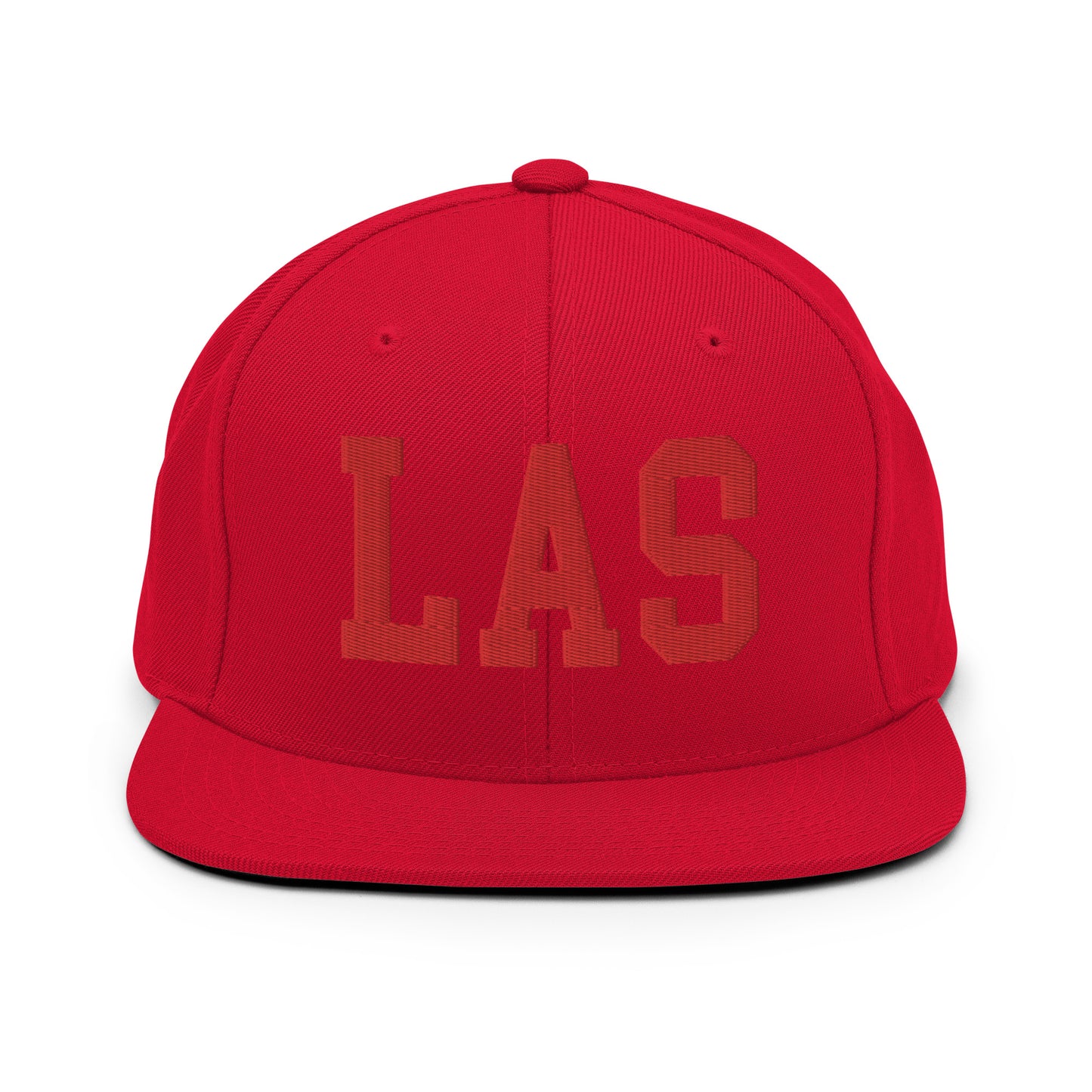 College-Style Classic Snapback Hat • Red • LAS Las Vegas • YHM Designs - Image 23