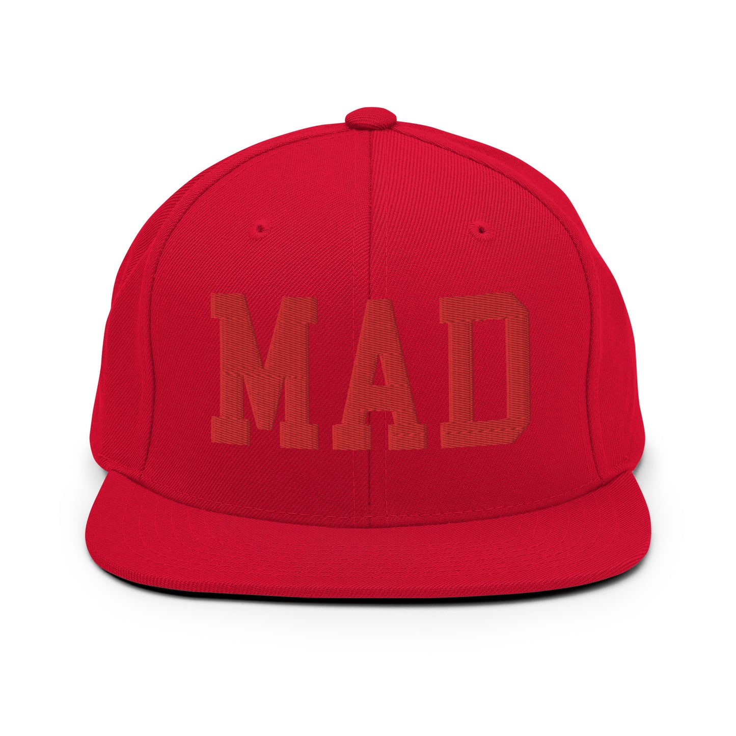 College-Style Classic Snapback Hat • Red • MAD Madrid • YHM Designs - Image 23