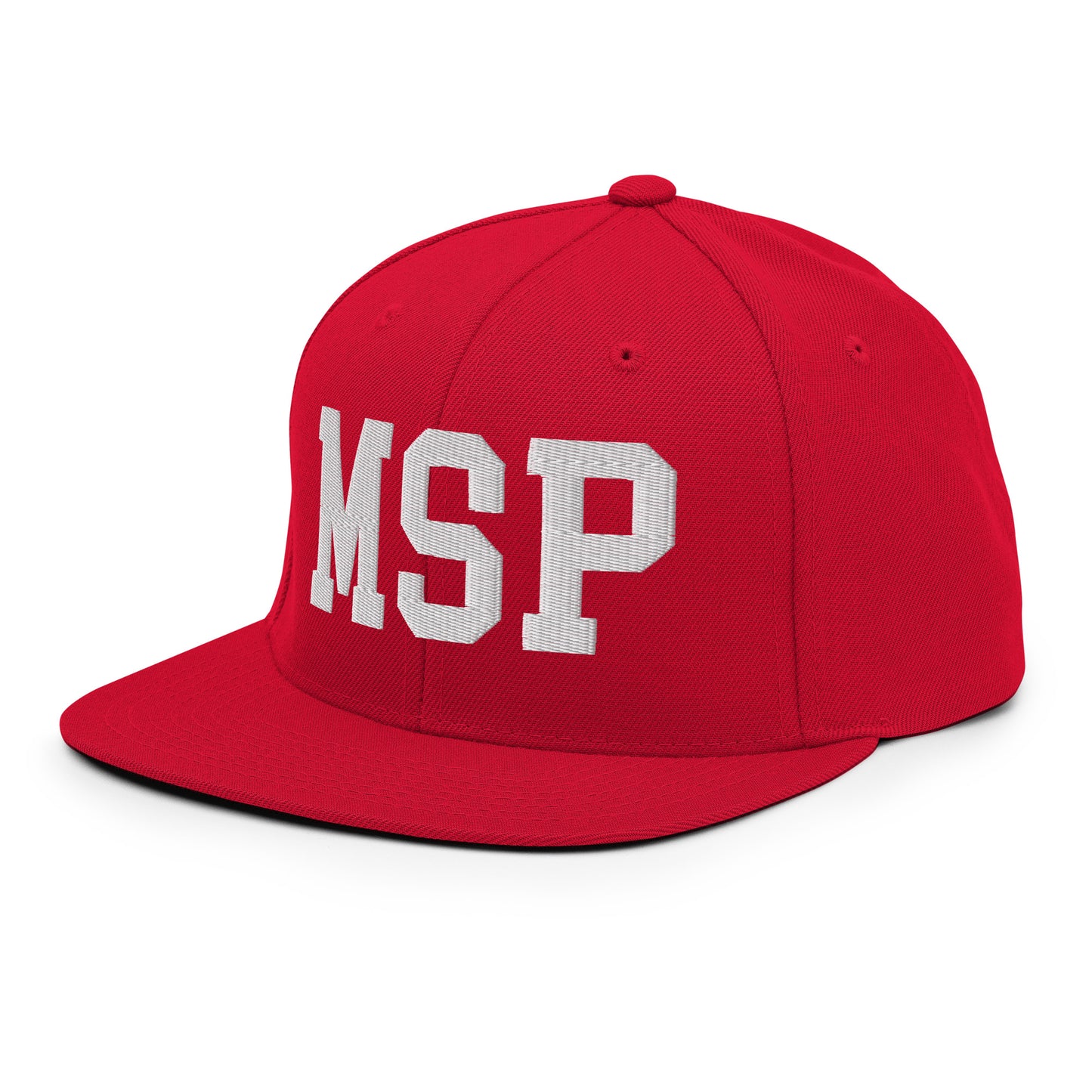 College-Style Classic Snapback Hat • White • MSP Minneapolis • YHM Designs - Image 28