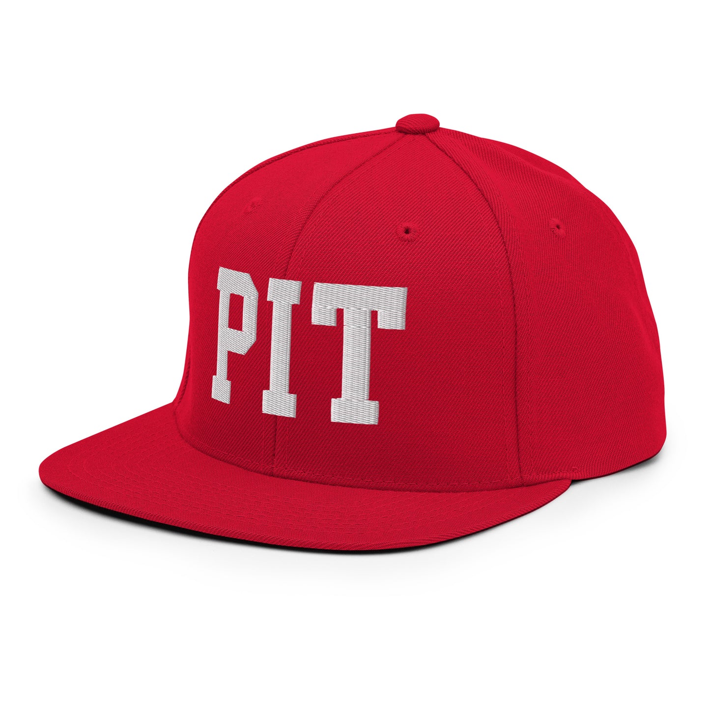 College-Style Classic Snapback Hat • White • PIT Pittsburgh Souvenir • YHM Designs - Image 28
