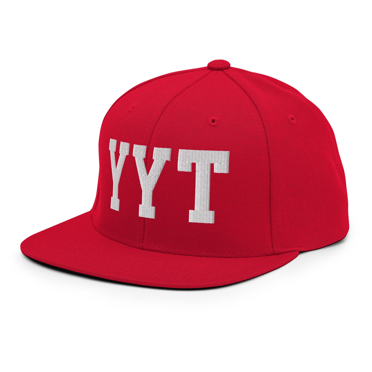 College-Style Classic Snapback Hat • White • YYT St. John's Souvenir • YHM Designs - Image 28