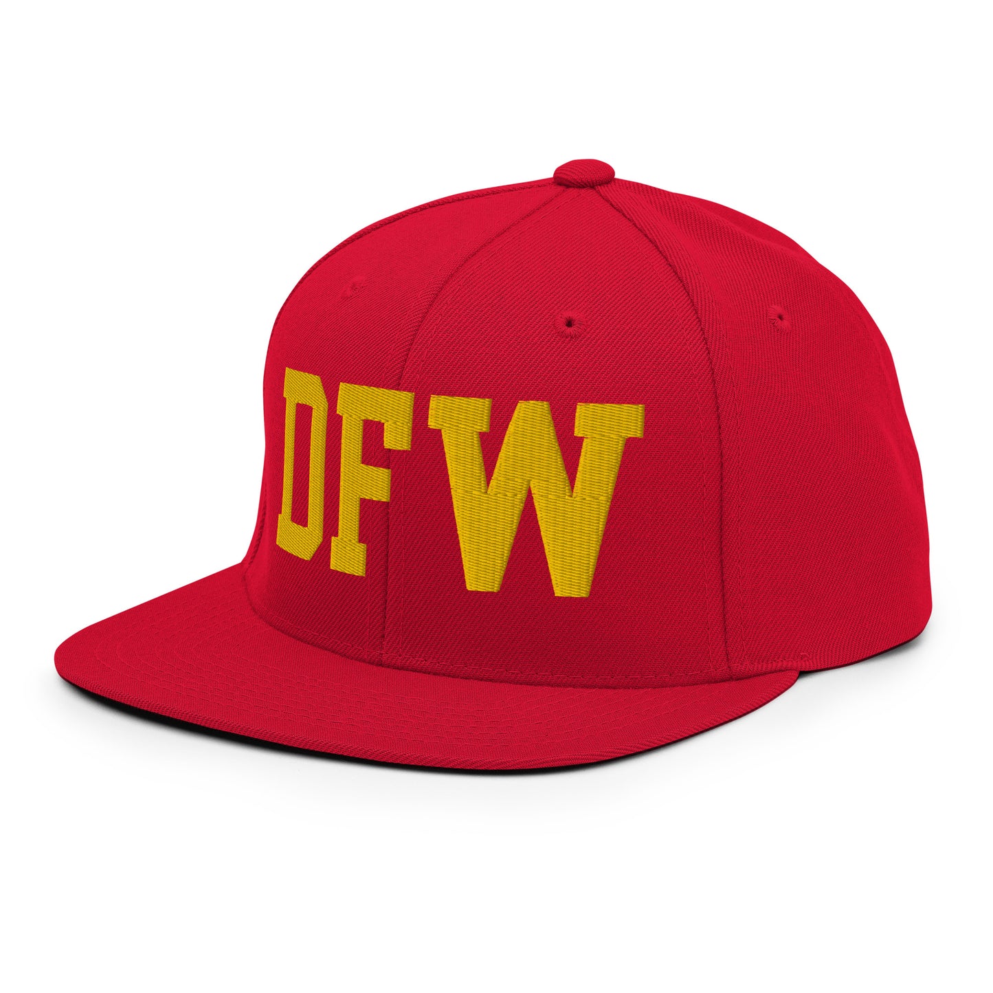 College-Style Classic Snapback Hat • Gold • DFW Dallas • YHM Designs - Image 20