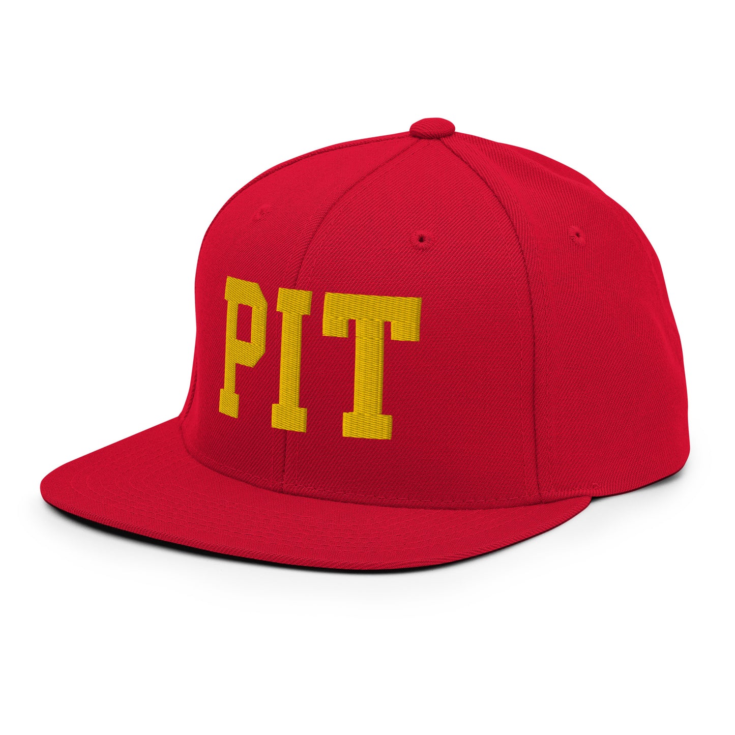 College-Style Classic Snapback Hat • Gold • PIT Pittsburgh • YHM Designs - Image 20