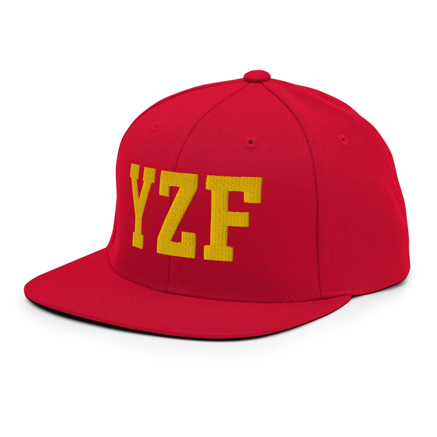College-Style Classic Snapback Hat • Gold • YZF Yellowknife • YHM Designs - Image 20