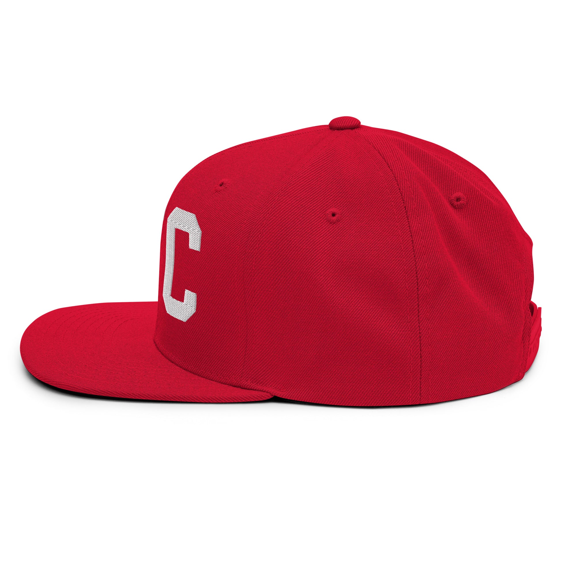 College-Style Classic Snapback Hat • White • YYC Calgary Souvenir • YHM Designs - Image 29