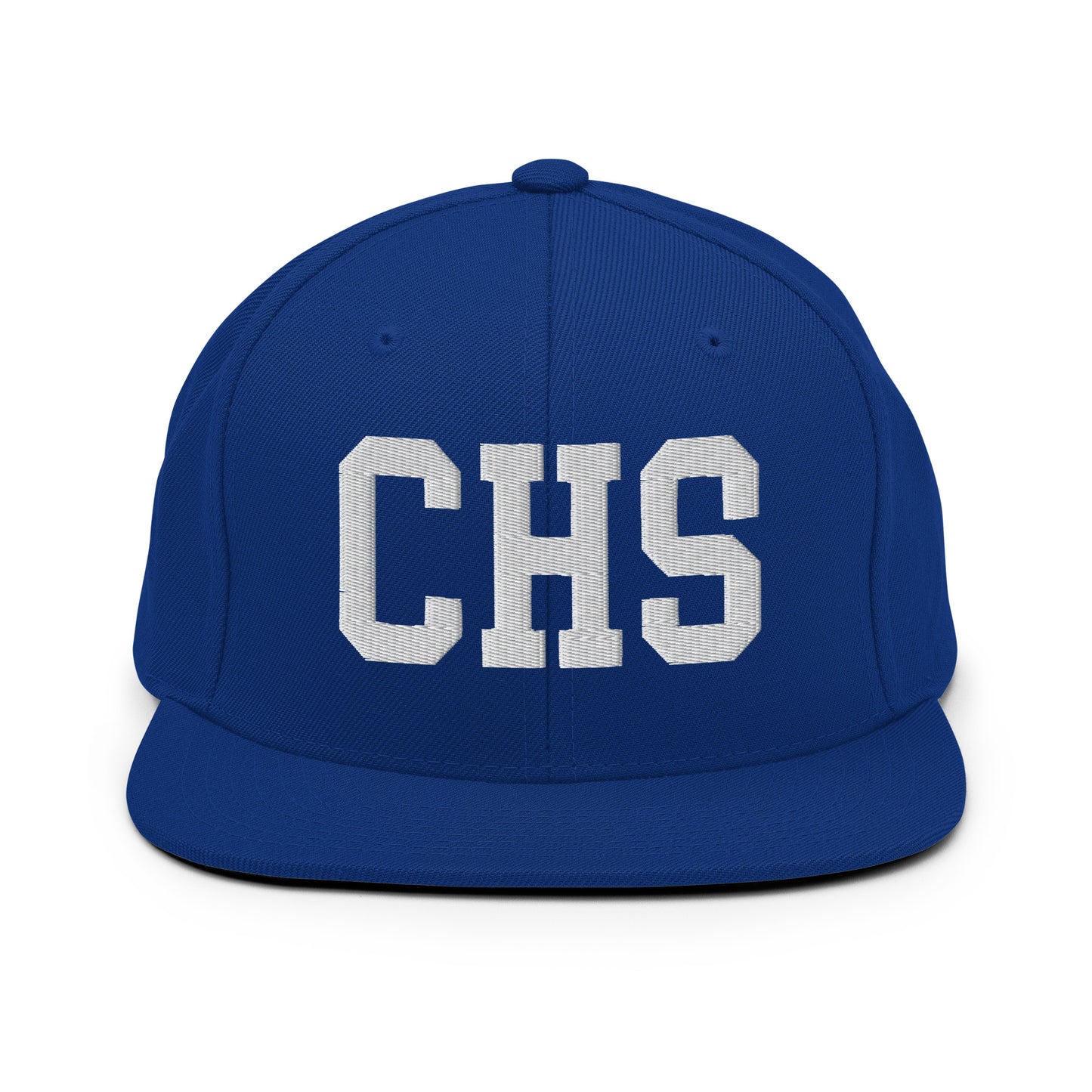 College-Style Classic Snapback Hat • White • CHS Charleston Souvenir • YHM Designs - Image 11