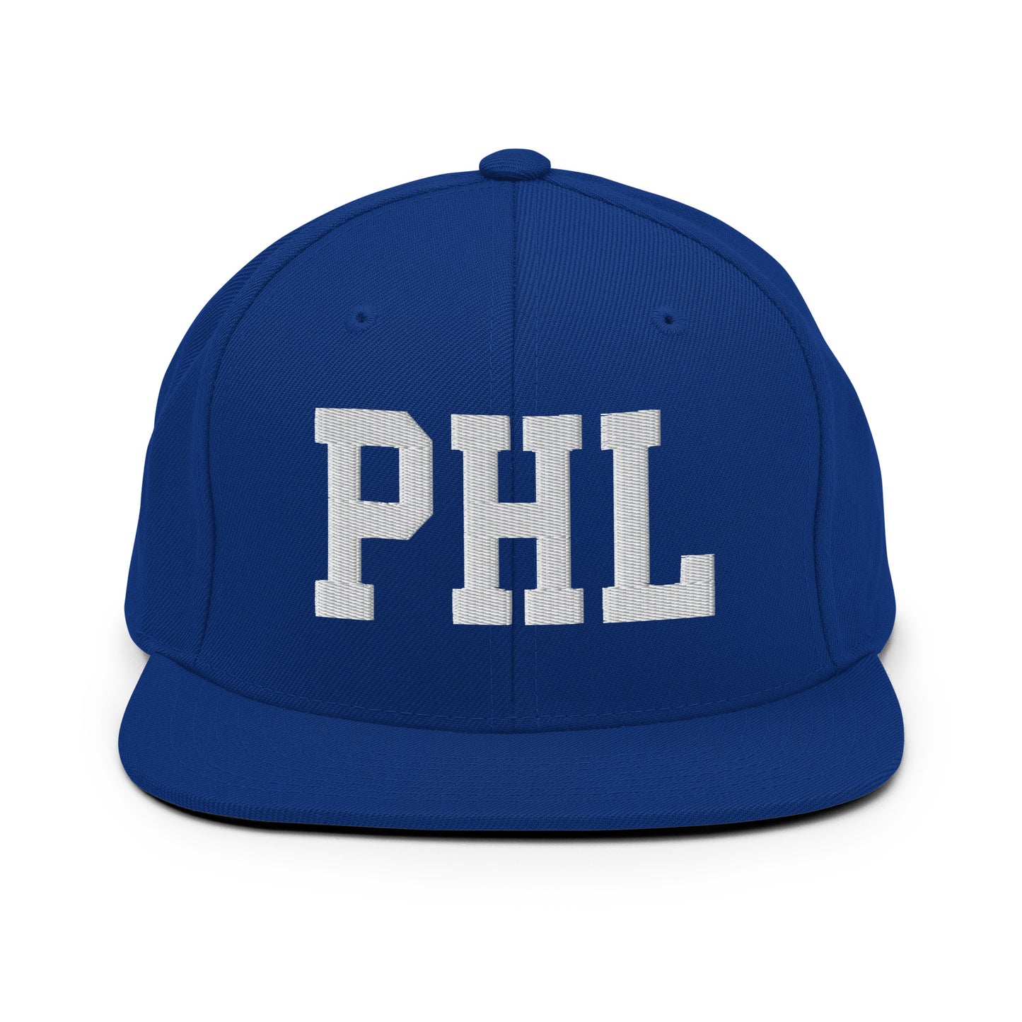 College-Style Classic Snapback Hat • White • PHL Philadelphia Souvenir • YHM Designs - Image 11