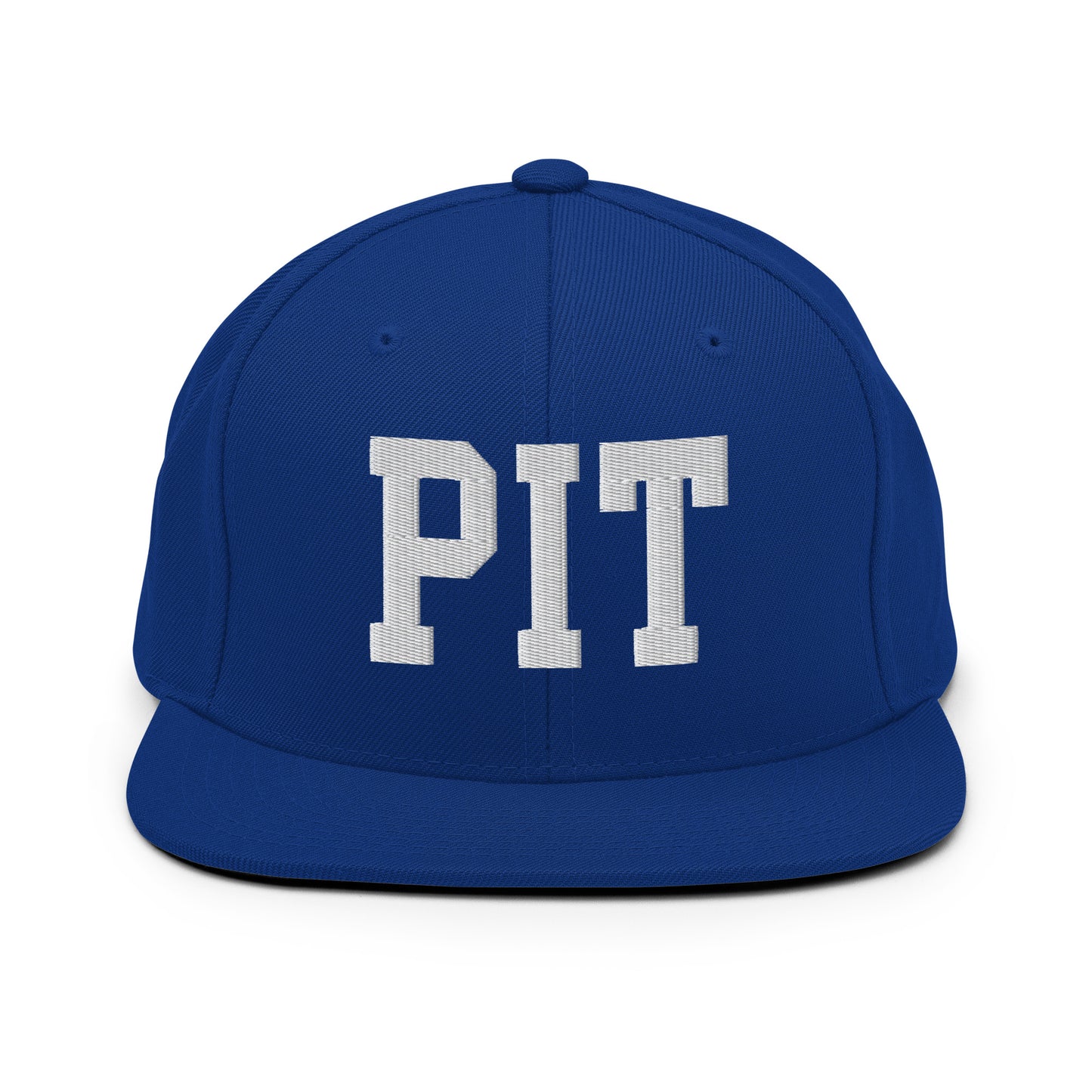 College-Style Classic Snapback Hat • White • PIT Pittsburgh Souvenir • YHM Designs - Image 11