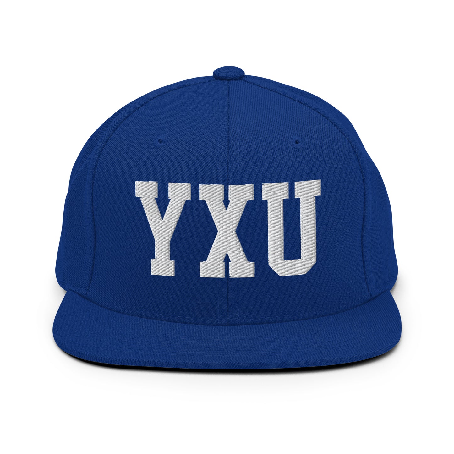College-Style Classic Snapback Hat • White • YXU London Souvenir • YHM Designs - Image 11