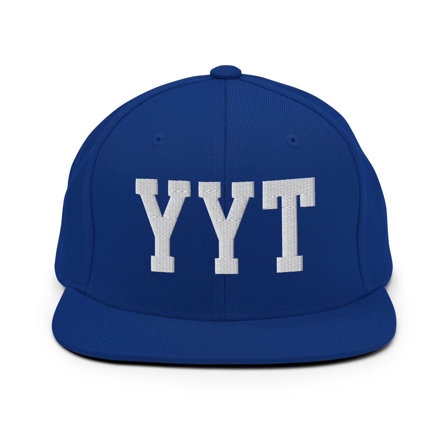 College-Style Classic Snapback Hat • White • YYT St. John's Souvenir • YHM Designs - Image 11