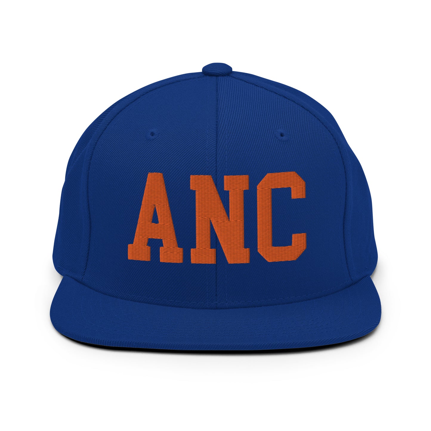 College-Style Classic Snapback Hat • Orange • ANC Anchorage • YHM Designs - Image 15