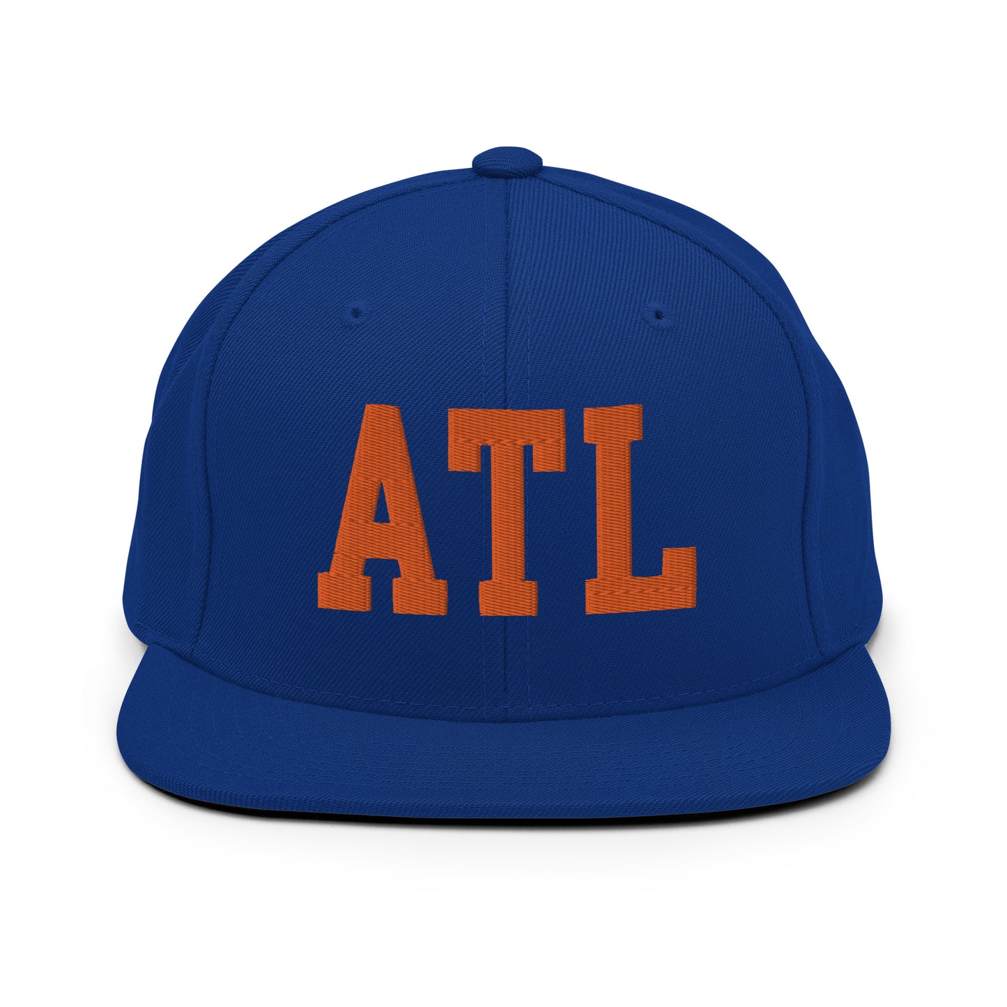 College-Style Classic Snapback Hat • Orange • ATL Atlanta • YHM Designs - Image 15